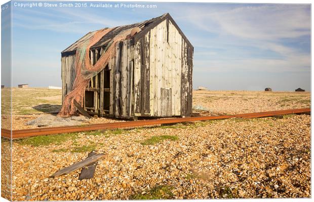 Netted Shack Canvas Print by Steve Smith
