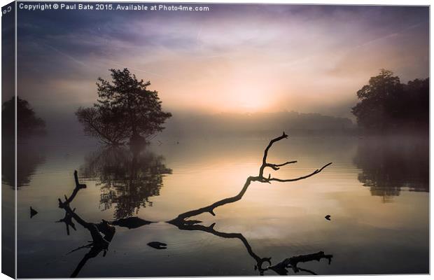  Tranquillity  Canvas Print by Paul Bate