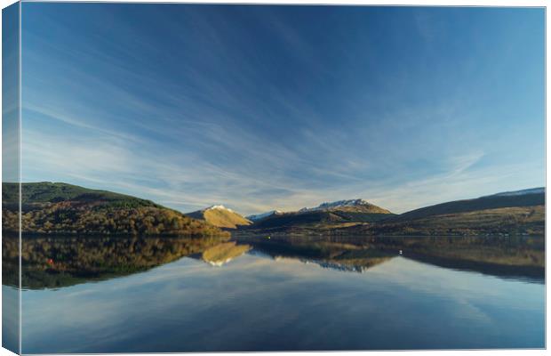 Looking out over Loch Fyne Canvas Print by Rich Fotografi 