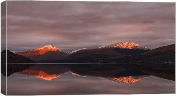 Sunset on Loch Fyne, Scotland Canvas Print by Rich Fotografi 