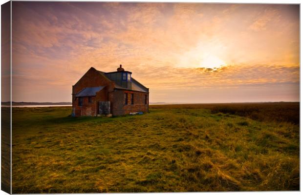 The watch house. Canvas Print by Bill Allsopp