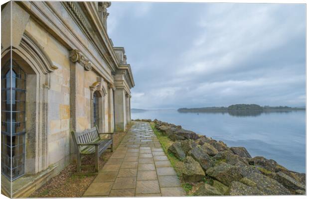 Normanton church at Rutland Water. Canvas Print by Bill Allsopp