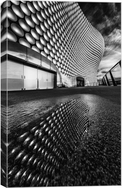 A worms eye view of the Selfridges building. Canvas Print by Bill Allsopp
