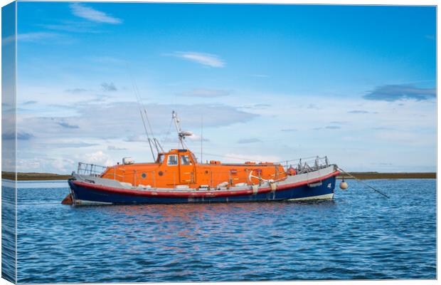 The lifeboat. Canvas Print by Bill Allsopp