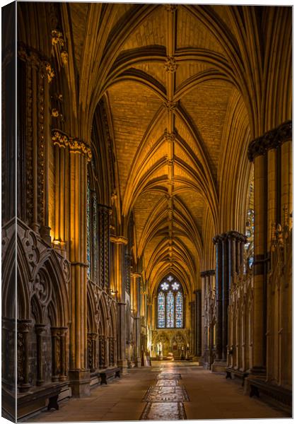 Lincoln Cathedral's Timeless Beauty Canvas Print by Bill Allsopp