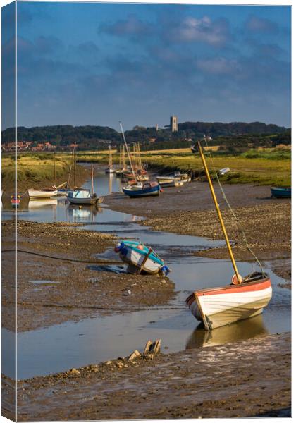 Morston creek. Canvas Print by Bill Allsopp