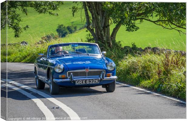 The joy of the open road. Canvas Print by Bill Allsopp