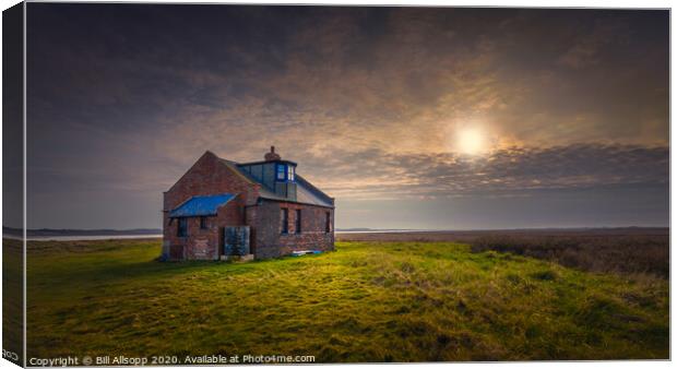 The Watch house. Canvas Print by Bill Allsopp