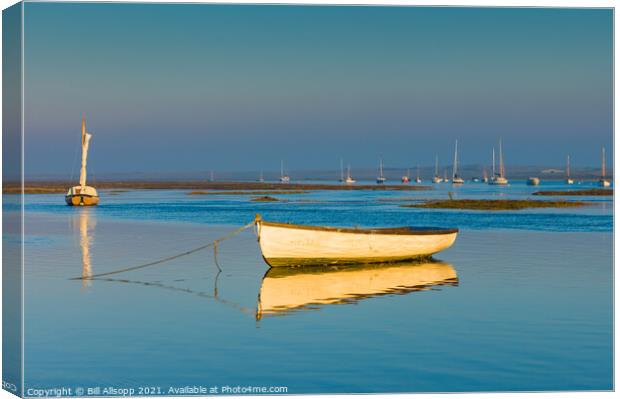 Morning tide. Canvas Print by Bill Allsopp