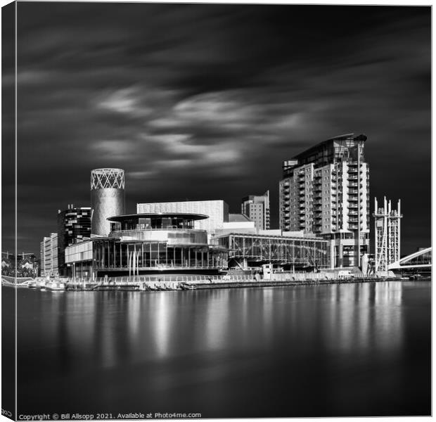 The Lowry. Canvas Print by Bill Allsopp