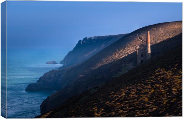 Wheal Coates. Canvas Print by Bill Allsopp