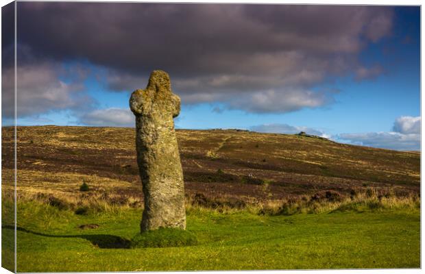 Bennett's Cross. Canvas Print by Bill Allsopp