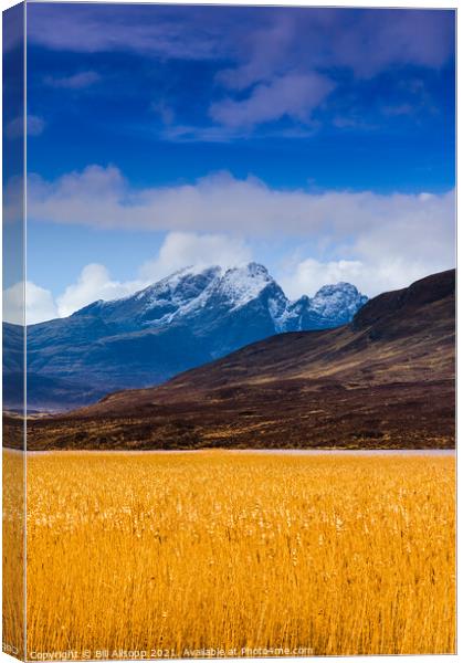 Loch Cill Chriosd Canvas Print by Bill Allsopp