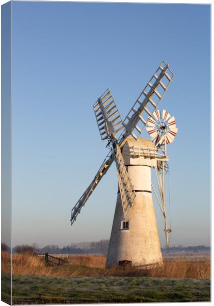 Morse's Mill. Canvas Print by Bill Allsopp