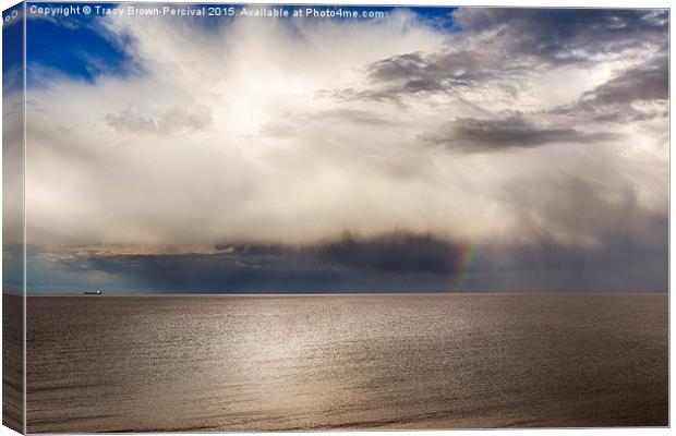  Storm at Sea Canvas Print by Tracy Brown-Percival