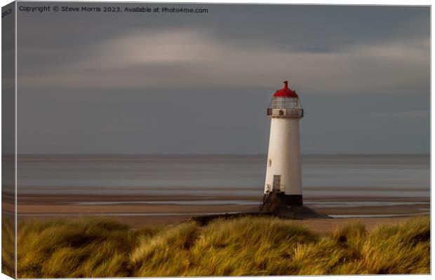 Autumn at Talacre Canvas Print by Steve Morris