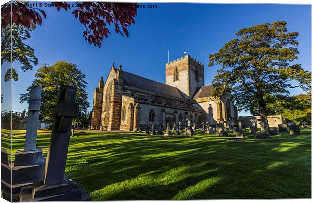  St.Asaph Cathedral Canvas Print by Steve Morris