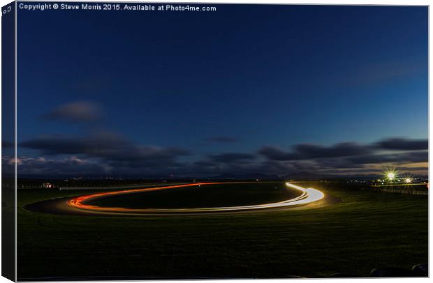  Night Racing Canvas Print by Steve Morris