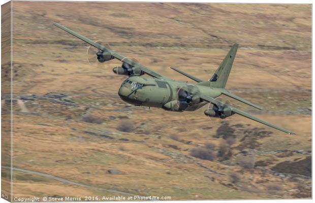 Flying Through the Welsh Valley Canvas Print by Steve Morris