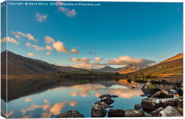 Snowdonia Sunrise Canvas Print by Steve Morris