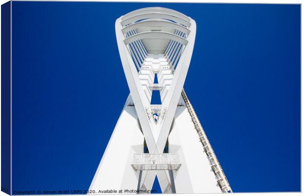 Spinnaker Tower in Portsmouth ENGLAND Canvas Print by Simon Bratt LRPS