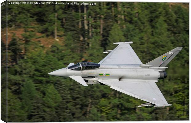  Typhoon fast and low in the Lake District Canvas Print by Max Stevens