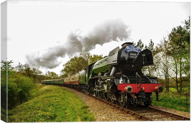 The Flying Scotsman Canvas Print by Max Stevens