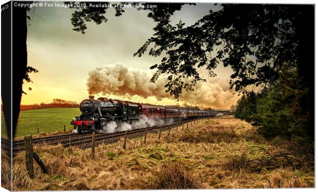  Steam train Canvas Print by Derrick Fox Lomax