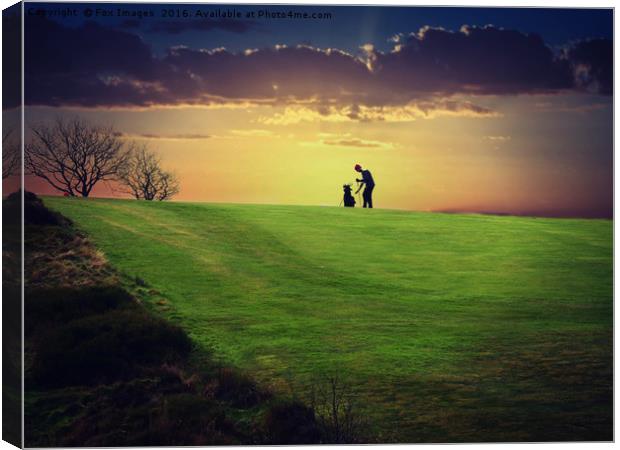 Summer golf Canvas Print by Derrick Fox Lomax