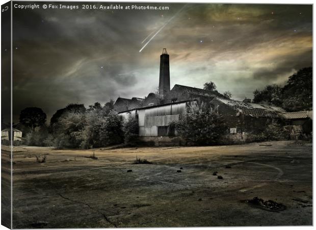 old mill lancashire Canvas Print by Derrick Fox Lomax