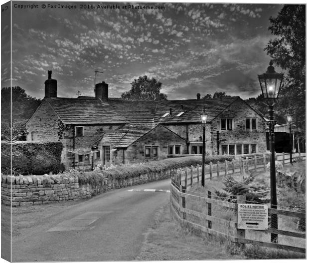 countryside farmhouse Canvas Print by Derrick Fox Lomax