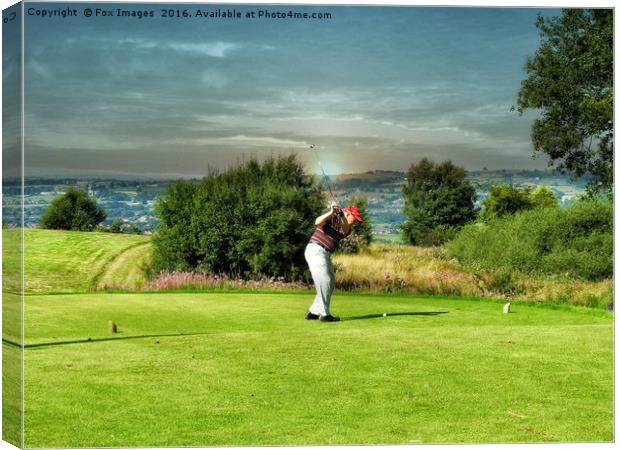 Anyone for golf Canvas Print by Derrick Fox Lomax