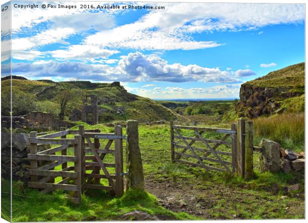 Gateway to the countryside Canvas Print by Derrick Fox Lomax