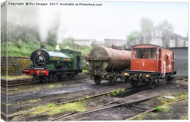 East Lancashire Railway Canvas Print by Derrick Fox Lomax