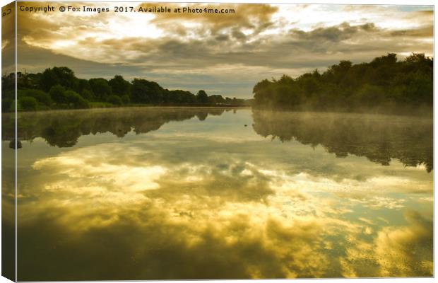 Birtle Lodge Lancashire Canvas Print by Derrick Fox Lomax