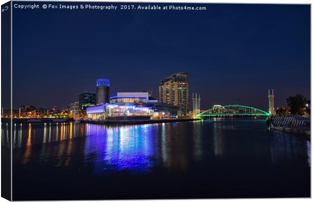 Media city Manchester Canvas Print by Derrick Fox Lomax