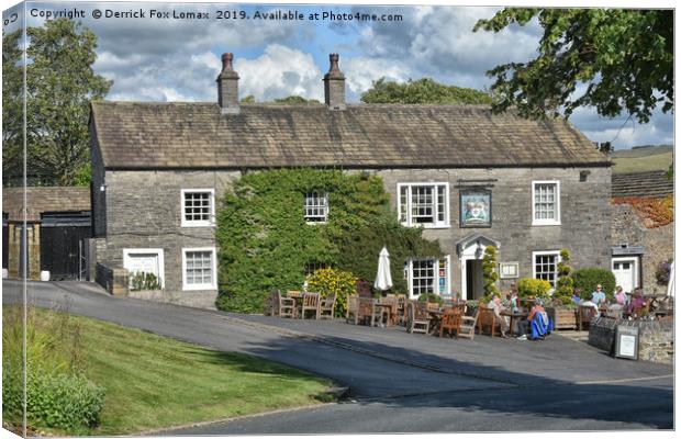 Asserton arms downham village Canvas Print by Derrick Fox Lomax