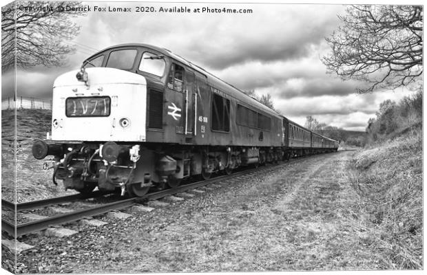 Class 45 diesel 108 Canvas Print by Derrick Fox Lomax