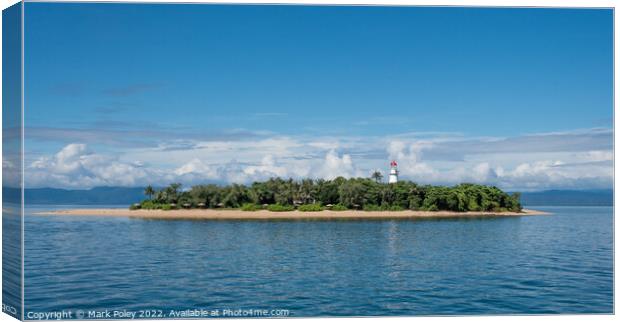 Low Island a Summer Paradise, Great Barrier Reef,  Canvas Print by Mark Poley