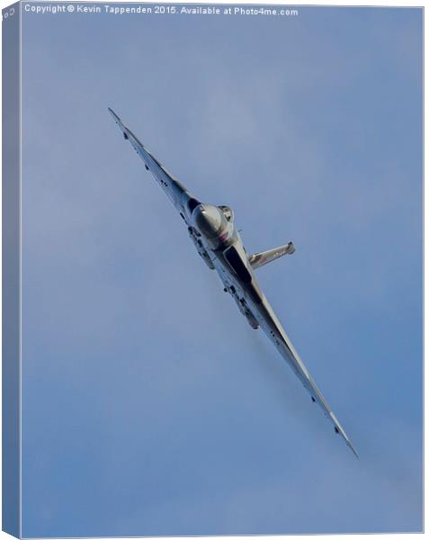  Avro Vulcan XH558 Canvas Print by Kevin Tappenden