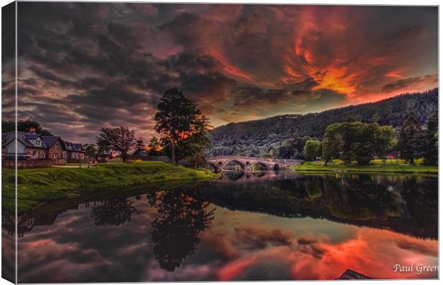 Kenmore Sunset Canvas Print by paul green