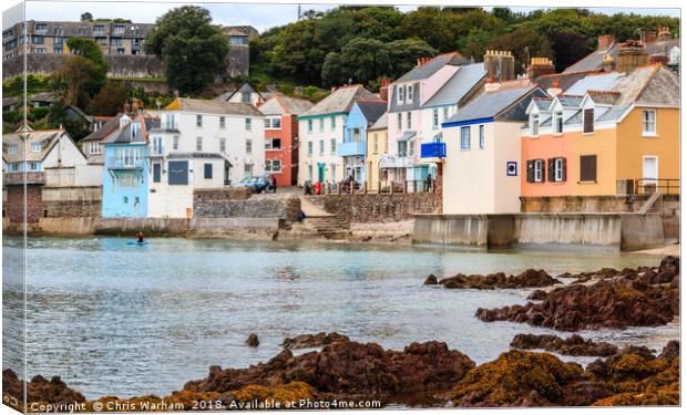 Kingsand, Cornwall Canvas Print by Chris Warham