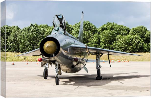  English Electric Lightning. Canvas Print by Andrew Crossley