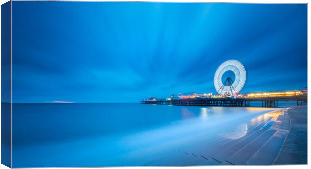 Blackpool Central Pier - Award Winning Picture Canvas Print by Phil Durkin DPAGB BPE4