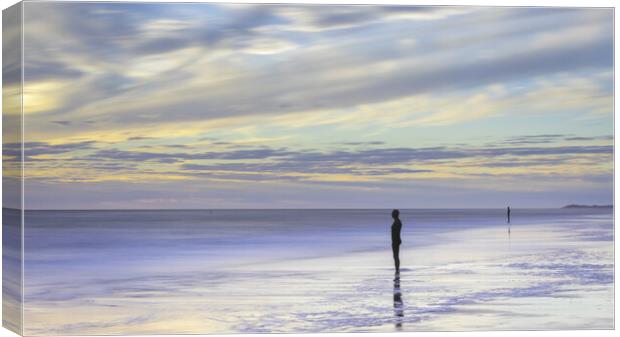 Another Place Crosby Beach Canvas Print by Phil Durkin DPAGB BPE4