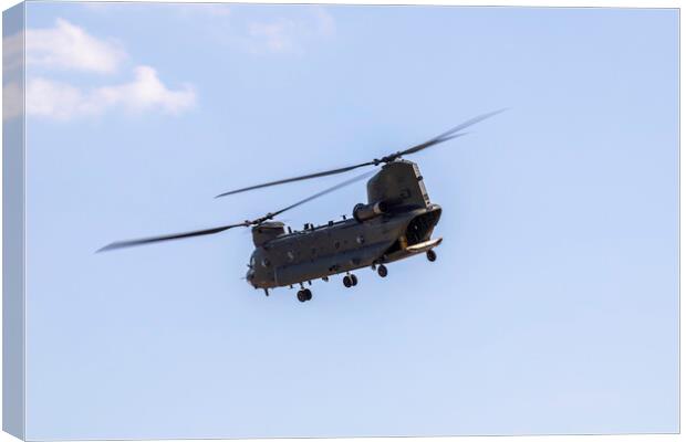 Boeing Chinook HC6A Helicopter  Canvas Print by Phil Durkin DPAGB BPE4