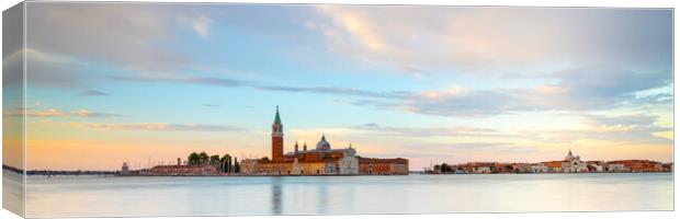 San Giorgio Maggiore Sunrise Ultra Panoramic Canvas Print by Phil Durkin DPAGB BPE4