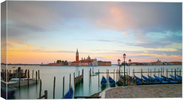 Colourful Venice Sunrise Canvas Print by Phil Durkin DPAGB BPE4