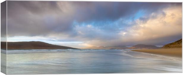 Luskentyre Beach Sunset Canvas Print by Phil Durkin DPAGB BPE4