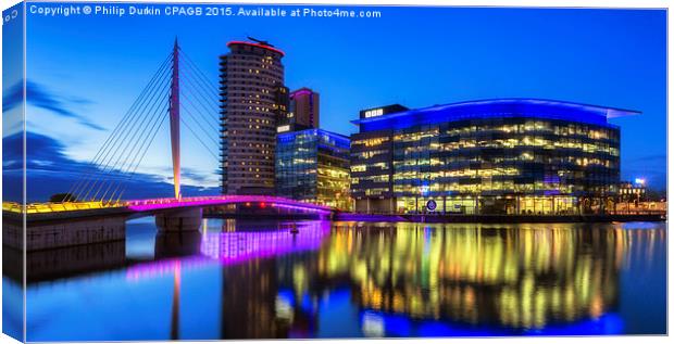 BBC Media City UK Canvas Print by Phil Durkin DPAGB BPE4